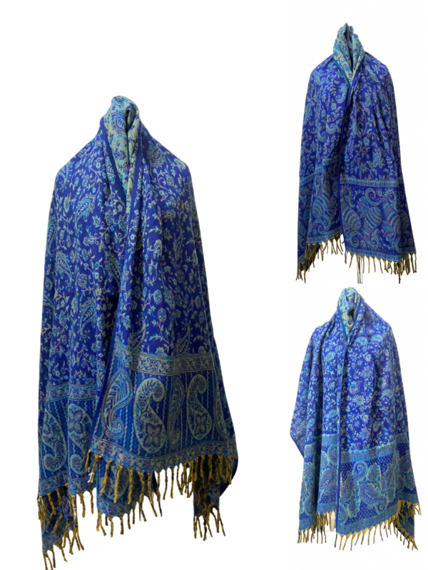 Ladies jacquard shawl