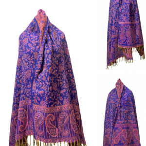 Ladies jacquard shawl