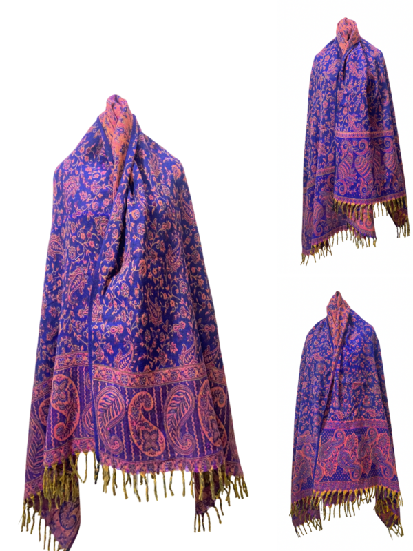 Ladies jacquard shawl