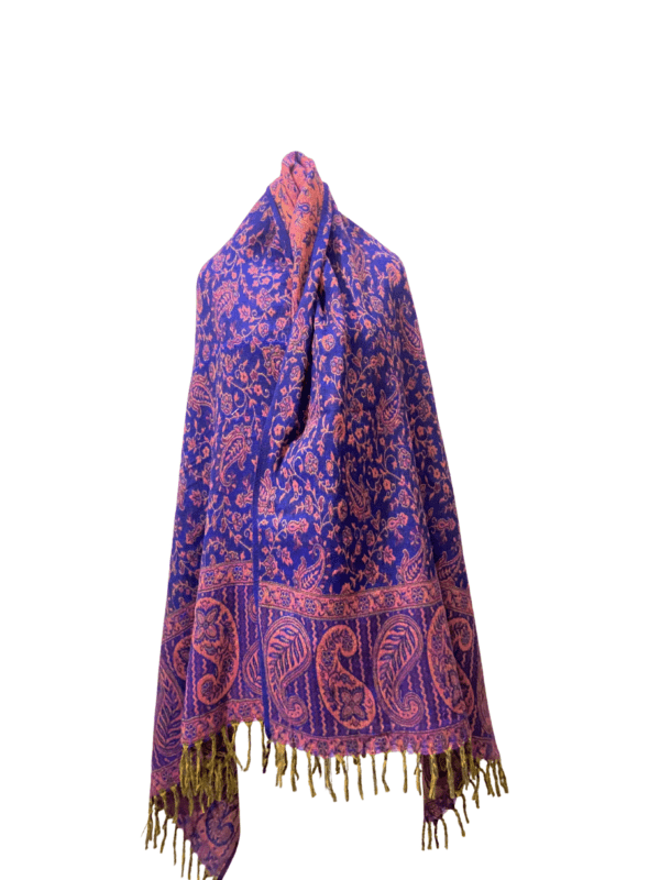 paisley yak wool shawl