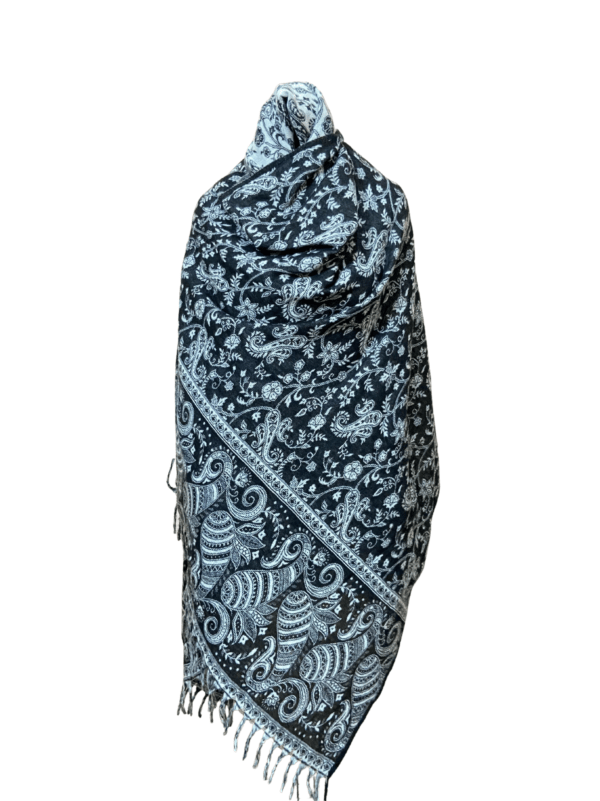 paisley jacquard shawl