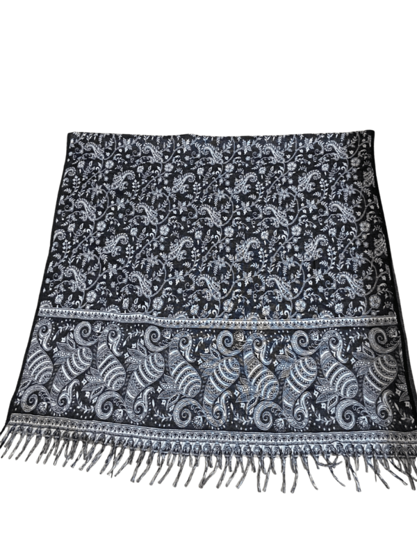 paisley jacquard shawl